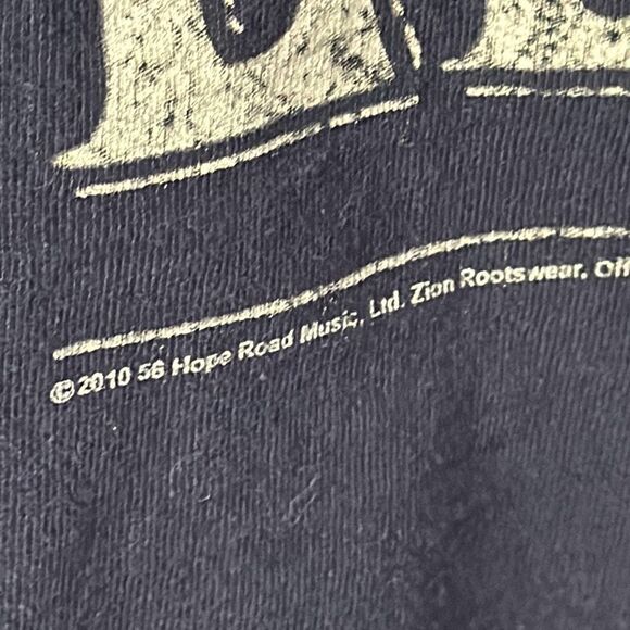 Bob Marley Legend Zion Rootswear T Shirt Size 1X 2010 Black Kingston Jamaica - Picture 3 of 6